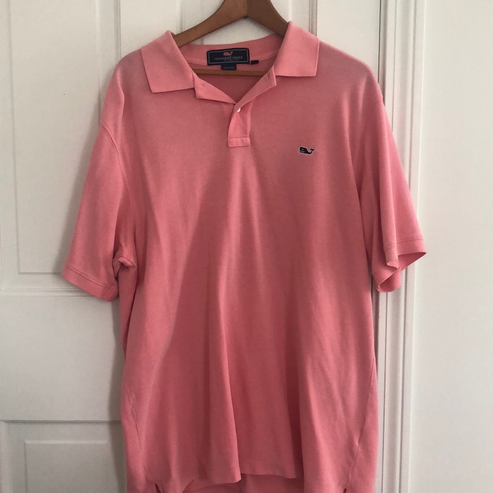 Vineyard Vines Polo (salmon, lg, great condition)